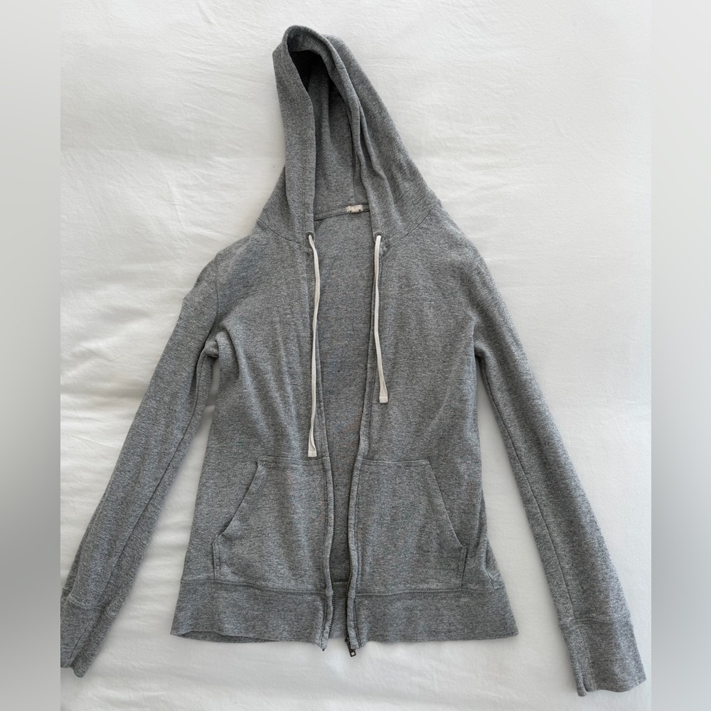 J. Crew Gray Zip-Up Hoodie